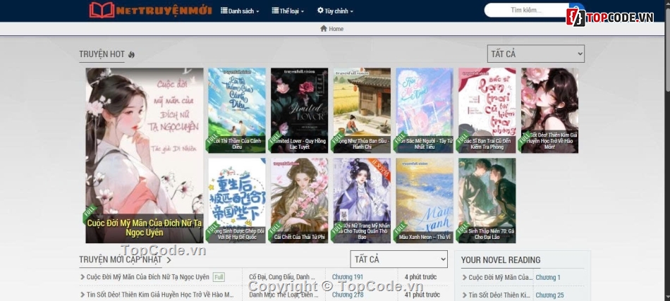 wordpress,web truyện,website chuẩn SEO